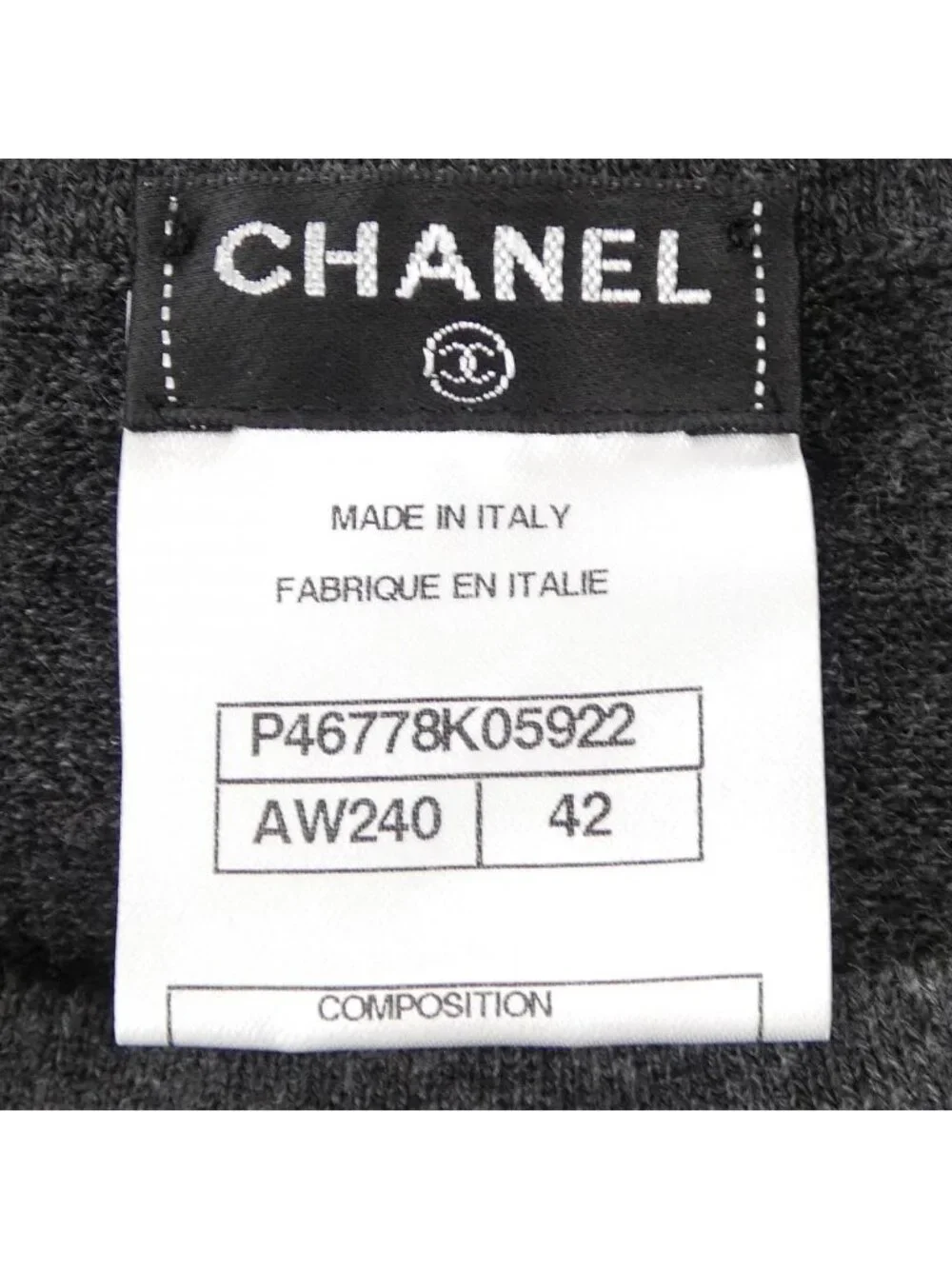 Chanel Dress Gray